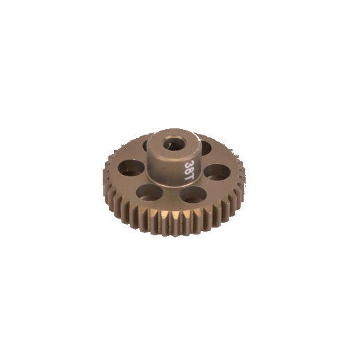 CR4837 38T 48DP Pitch Pinion Gear With Grub Screw 7075 Core RC
