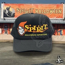 SPIRIT Halloween Superstore Trucker Hat Black Funny Humor Foam Cap Costume