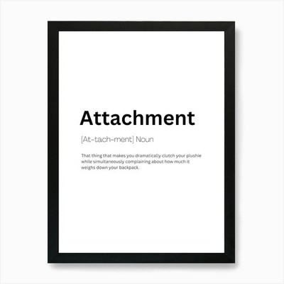 Anhang Definition Bedeutung Kunst P gerahmtes Wandbild Poster Leinwanddruck Bild