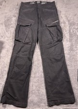 G-Star Raw Rovic Zip 3D Tapered Black Cargo Pants Men's 30x31.5 Y2K Streetwear