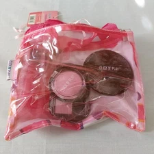 Click & Play 3-Color Eye Shadow Palette, makeup brushes, blush & lip gloss set