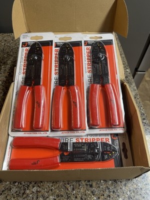 Jetech Tool WS-8 8'' Wire Stripper Red Sheath Made in China SKU 61924982056531