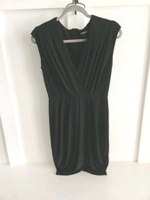 Women's Express V Neck Pleated Sheath Dress