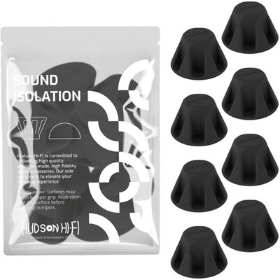 Precision Isolation Feet for Turntables & Subwoofers - 1.5 Inch Bigfoot Pad Set