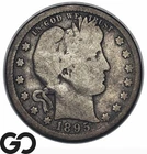 1895-O Barber Quarter, Full Rims