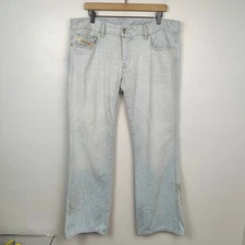 Vintage Y2K Diesel Boot Cut Jeans Men 36 Light Wash Kendrick Lamar Made in Italy