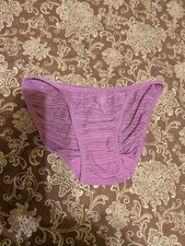 Vintage Victoria's Secret Satin String Bikini Panties Size Small