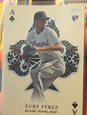 Topps 2023 Update Series All Aces Eury Perez Rookie Insert #AA-73 Marlins