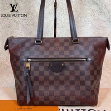 LOUIS VUITTON N41012 Damier Iena PM Tote Shoulder Bag Ebene Brown Auth Excellen 