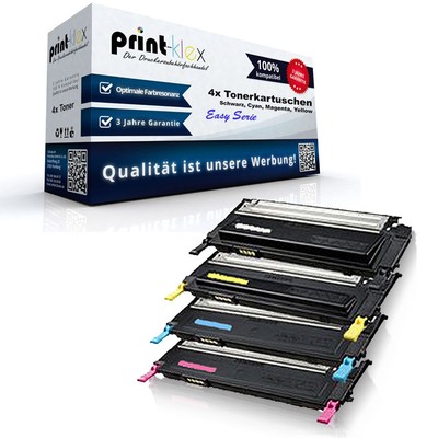4x Kompatible Office Toner für Samsung CLP 310 NK Black Cyan Magenta