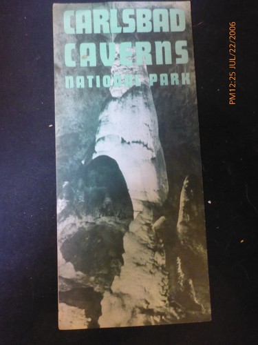Vintage 1941 Carlsbad Caverns National Park Guide Booklet NPS New Mexico USA