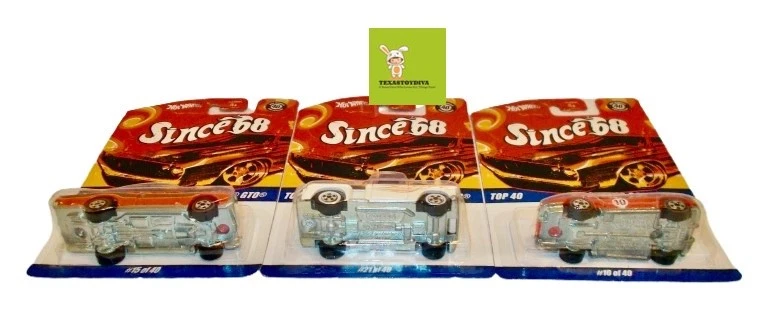 Camión 3 Desde 68 Hot Wheels 67 Pontiac GTO 56 Flashsider 63 Chevy Corvette 2007 Foto 2 de 2
