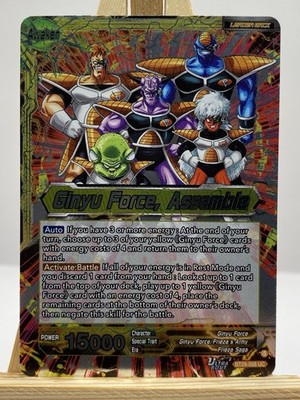 Dragon Ball Super CCG Ginyu Force, Assemble BT29-058 UC FOIL Anime Card