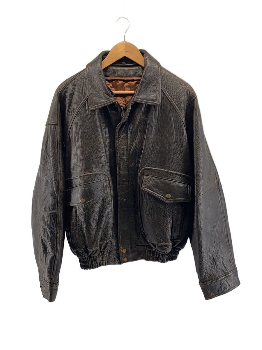 Leather Jacket Blouson/Ll/Sheep Leather/Brw 3406