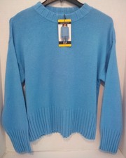 Gap Women's Med Crewneck Sweater Blue Item GP010669 NWT