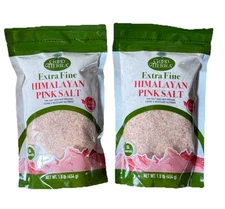 Good Terra Extra Fine Himalayan Mountain Pink Salt 2 X 1 lb. Bags ✅84 Minerals!