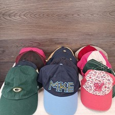 Lot Of 10 WI Sports Youth 2 Toddler Name Brand Hats - Strapback  Snapback Mix