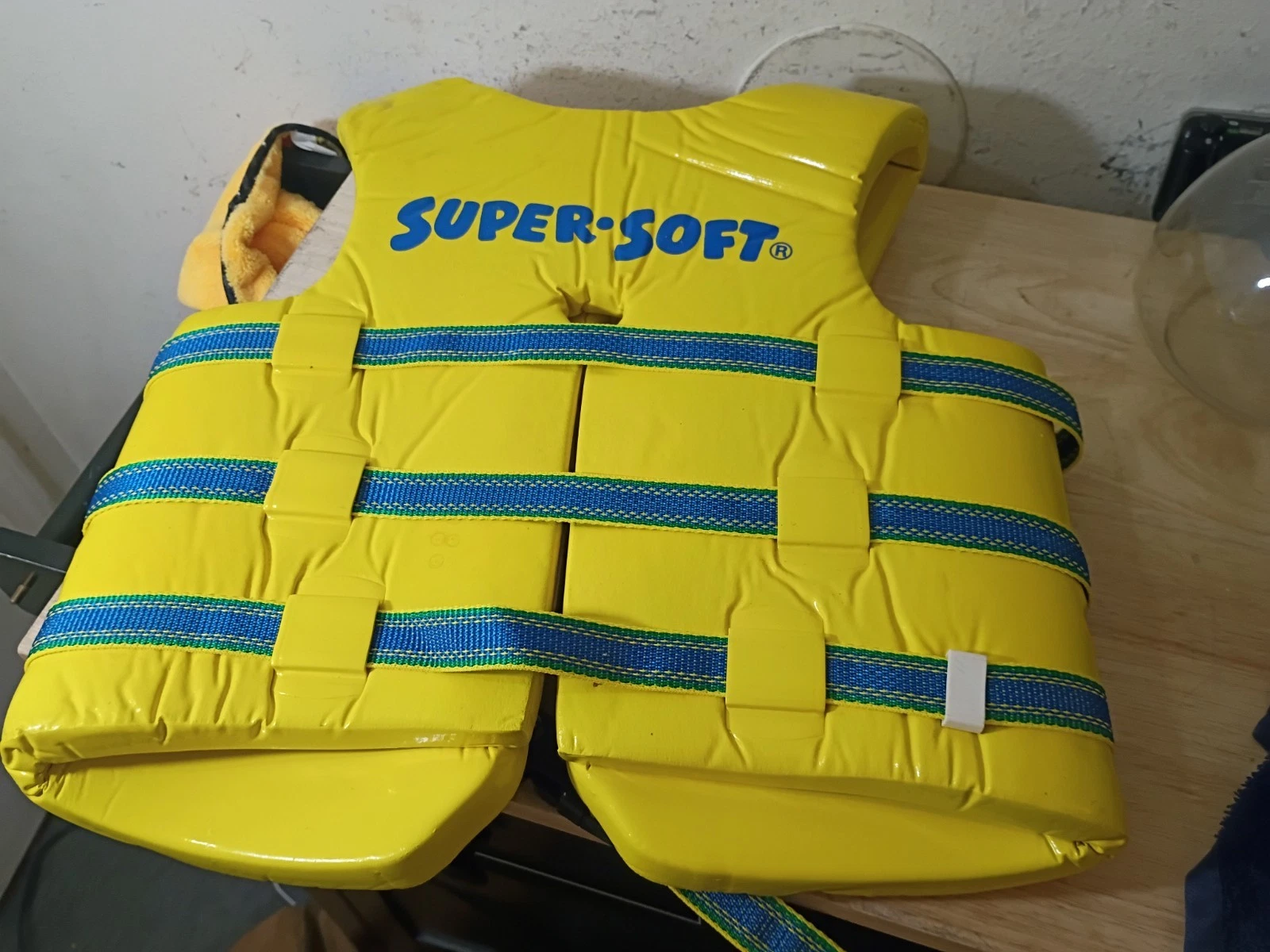 TRC Recreation Super Soft Vinyl Coated Foam Yellow Life Jacket Size Adult Small image 4