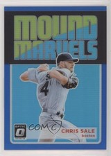 2018 Panini Donruss Optic Mound Marvels Blue Prizm 134/149 Chris Sale #MM5 6t7