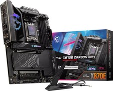 MSI - MPG X870E CARBON WIFI (Socket AM5) AMD X870E ATX DDR5 Wi-Fi 7 Motherboa...