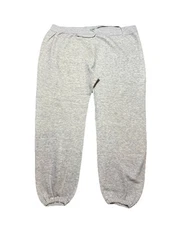 Vintage 1960s Crotch Gusset Cotton Sweatpants Gym Athletic Pants Gray 60s 38