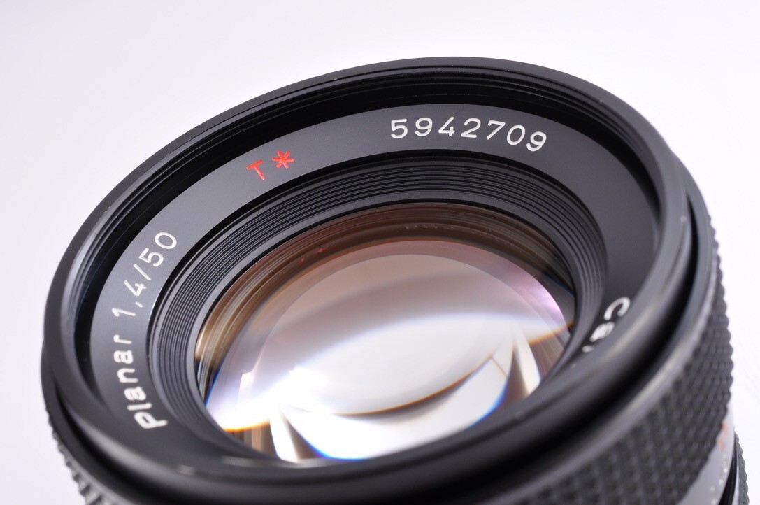 MINT] CONTAX Carl zeiss Planar F/1.4 50mm T* MMJ Lens CY