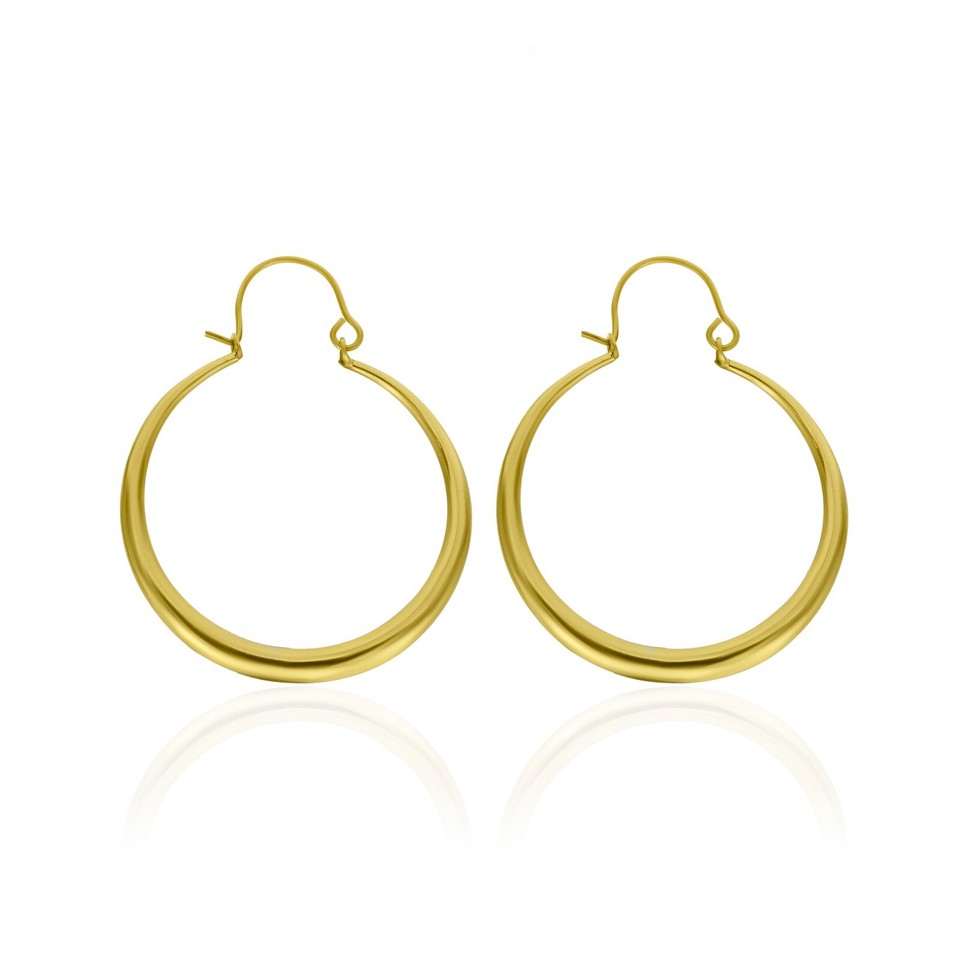 Ganci per orecchini 16mm Placcato oro 3 microns x2 - Perles & Co