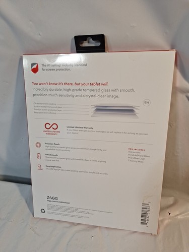 ZAGG InvisibleShield Glass Screen Protector 9.7 inch - iPad Pro- iPad Air 2, Air - 第 2/2 張圖片