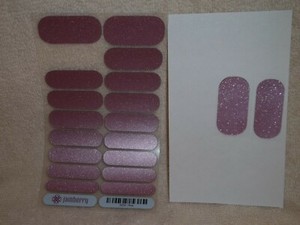 Jamberry nail wrap Pixie sparkle pink full sheet +1 manicure pedicure