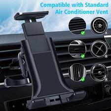 Universal Car Mount Air Vent Tablet Phone Holder 360 Rotate For 4-12" iPad Stand