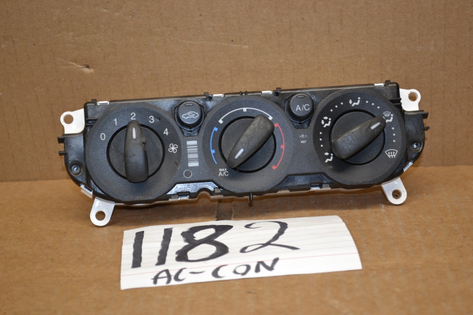2012 2013 Ford Focus AC and Heater Control Used Stock #1182-AC 