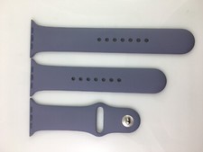 Original Genuine Apple Watch Sport Band 42mm 44mm Strap Lavender Gray Silver Pin