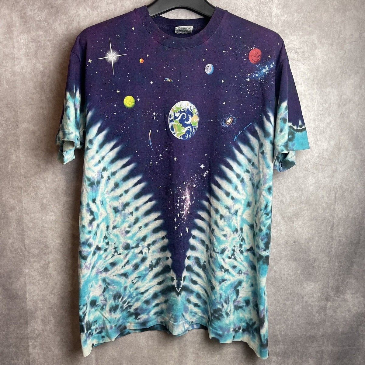 USA製】LIQUID BLUE Tシャツ 宇宙 銀河 惑星 タイダイ XXL 【公式通販】