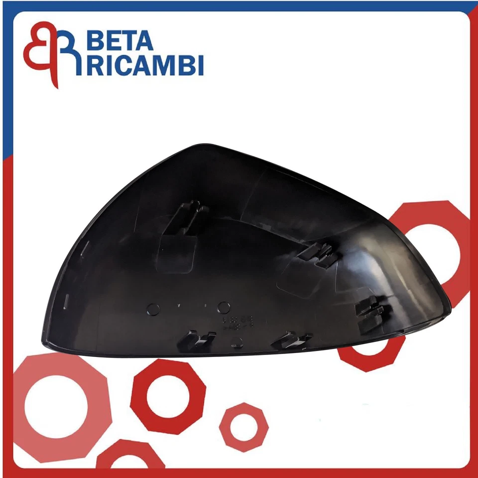 Calotte Specchietti Smart 453 ForTwo ForFour Copertura Retrovisore Nero Dx Sx - Immagine 3 di 4
