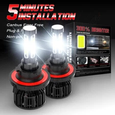 H13 LED Headlight Bulbs for Dodge Ram 1500 2500 3500 2006-2012 High Low Beam Kit