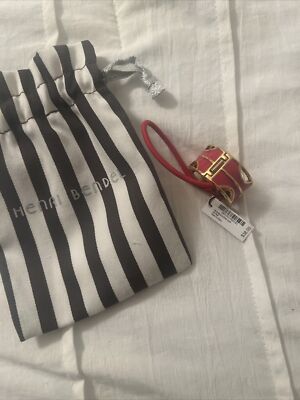 Henri Bendel pink palm beach pony cuff nwt