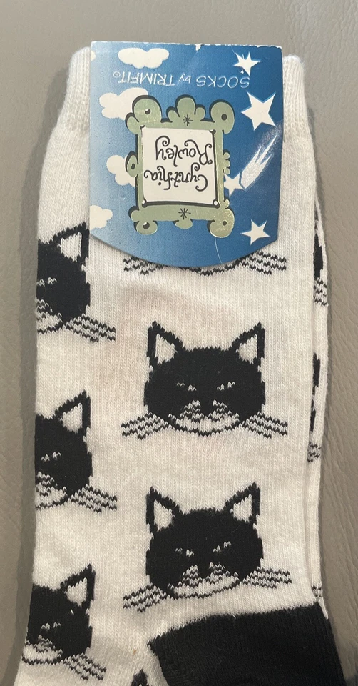 "Винтажные носки ""кошки"" Cynthia Rowley от Trimfit размер 9-11" - Изображение 4 из 4