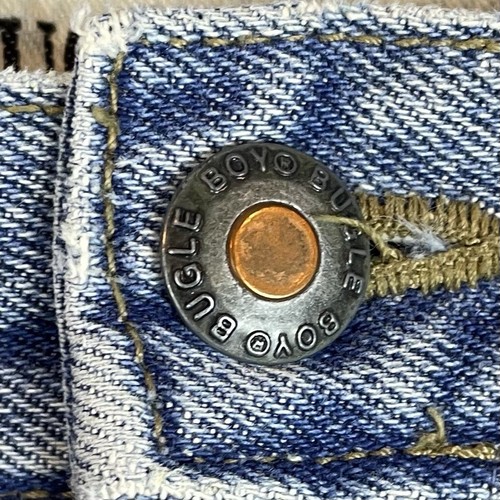 Vintage Bugle Boy Jeans 705 Men’s 30x30 Blue Denim Retro 80s 90s Logo Relaxed - Picture 6 of 11