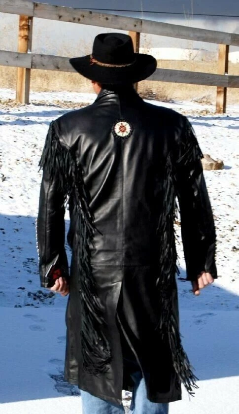 Western style long coats cheap