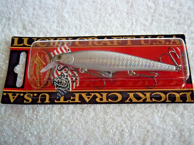 LUCKY CRAFT SLENDER POINTER 97MR/ 3-7/8'' & 3/8OZ SUPER GL ZEBRA METALLIC ANCHOVY