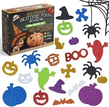 500 Pcs Assorted Halloween Foam Stickers for Fun Spooky Celebration