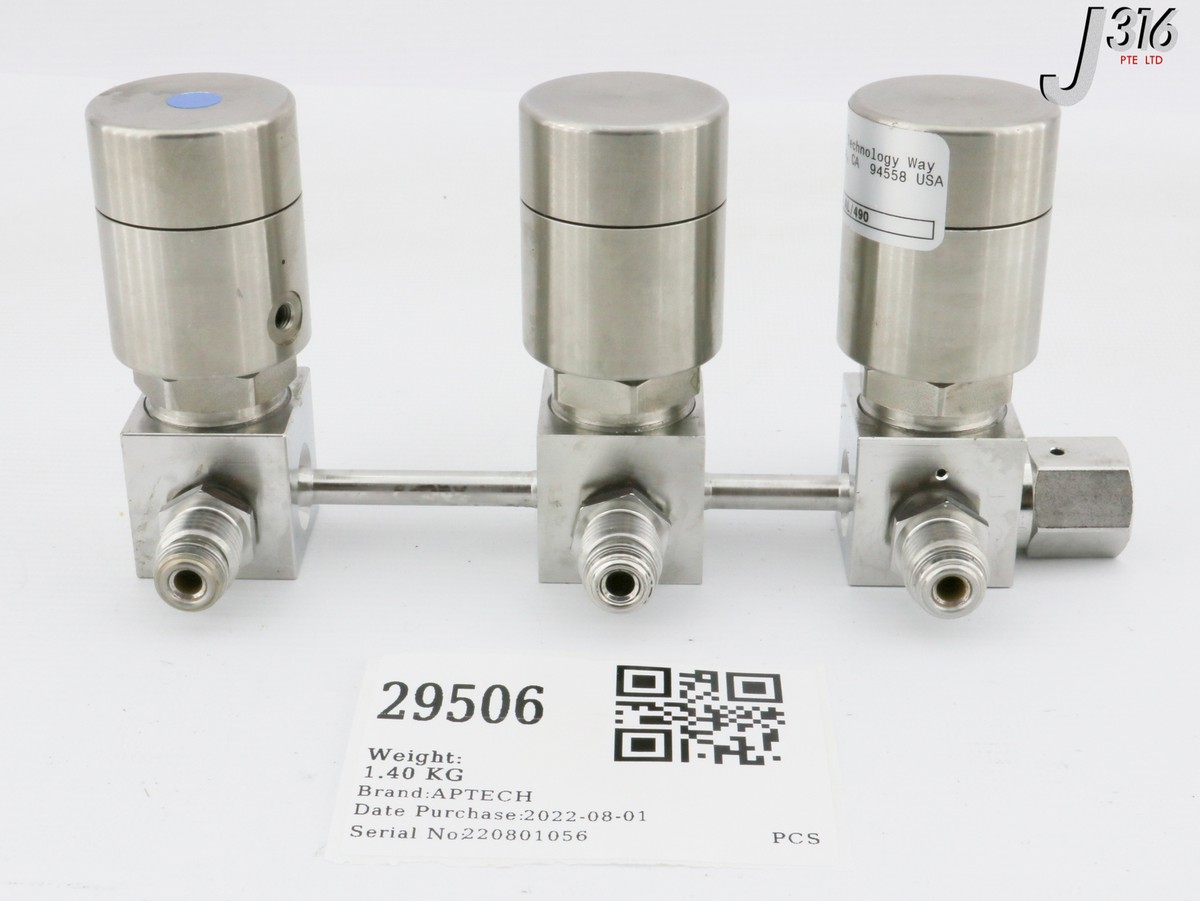 専用③ 29506 APTECH 5-WAY DIAPHRAGM VALVE ASSY AP3550SM (3) V1/V2/V3 AL