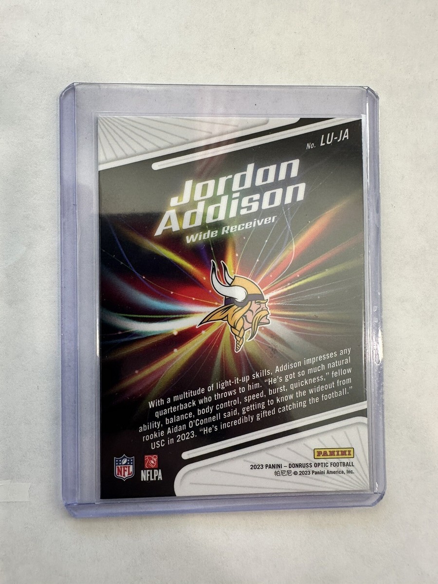 マイケル ポーター Jr. Panini Donruss Optic 直筆サイン 2023 Jordan Addison Panini Donruss Optic Light It Up Rookie