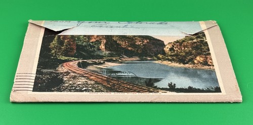 Vintage Scenes Along The Rio Grande Fold Out Postcards Postmarked Denver 1923 - Picture 10 of 19
