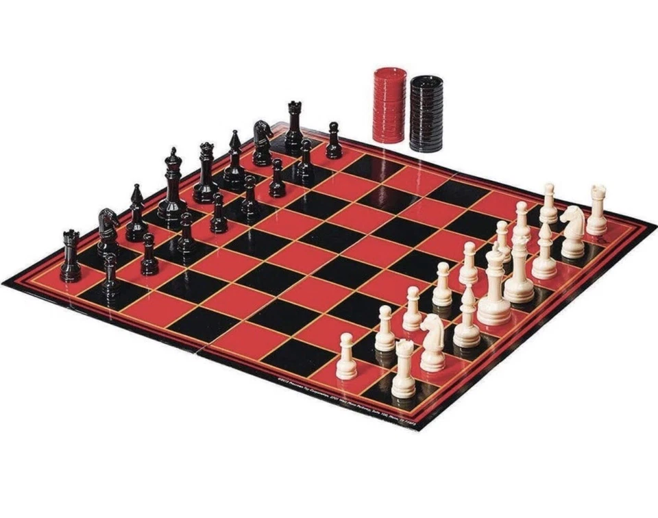 *New 2023* CHESS/CHECKERS/BLACKGAMMON KIDS GAME SET - Image 3 of 4
