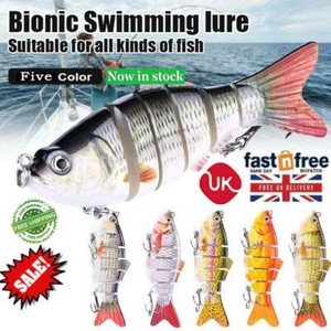 5pcs Bionic Swimming Lure Suitable For All Kinds Of Jointed Bait Multi Fish L3Y8