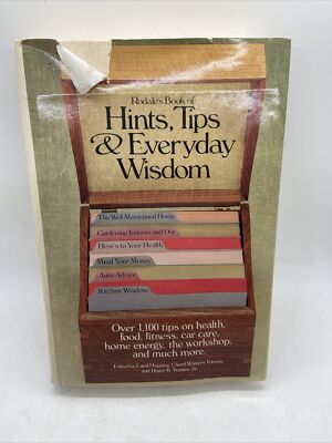 Rodale's Book of Hints, Tips & Everyday Wisdom - Hardcover - With Dust Jacket