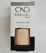 CND Nail Polish - Shellac Gel Polish - Powder My Nose ( 0.25 oz / 7.5 ML )