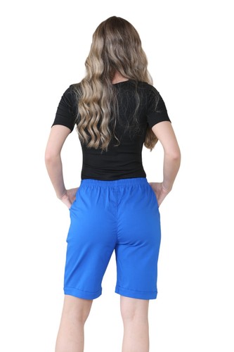 Women’s Shorts Pants Stretch Pull On Yoga Running Summer Crop Pedal Pusher - Picture 38 of 54