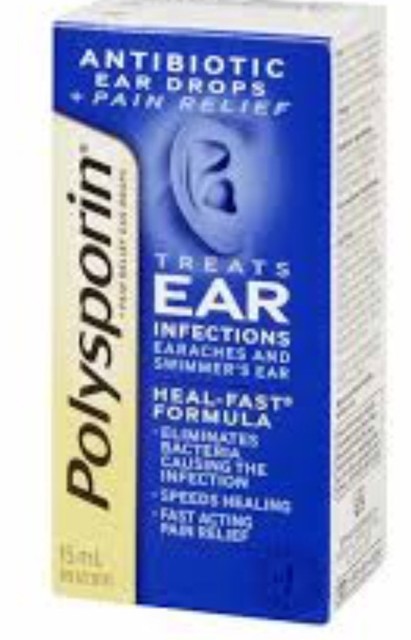 Buy POLYSPORIN Antibiotic Ear Drops Pain Relief Treats Ear Infections